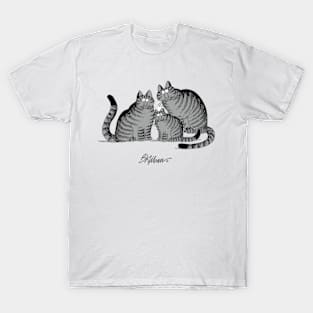 B kliban cat, cat mom, cat family T-Shirt